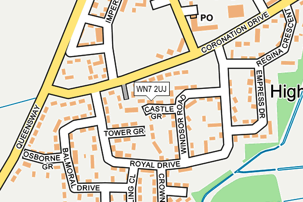 WN7 2UJ map - OS OpenMap – Local (Ordnance Survey)