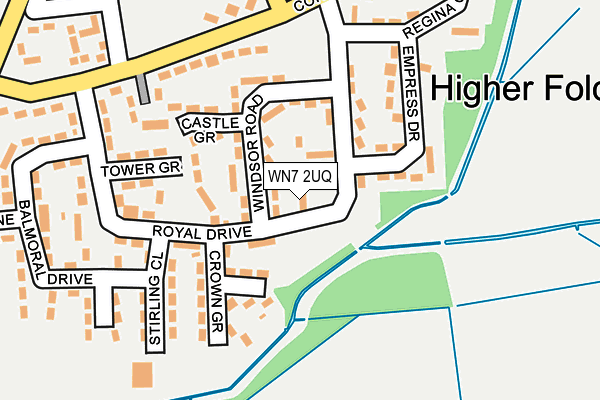 WN7 2UQ map - OS OpenMap – Local (Ordnance Survey)