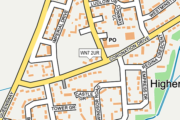 WN7 2UR map - OS OpenMap – Local (Ordnance Survey)