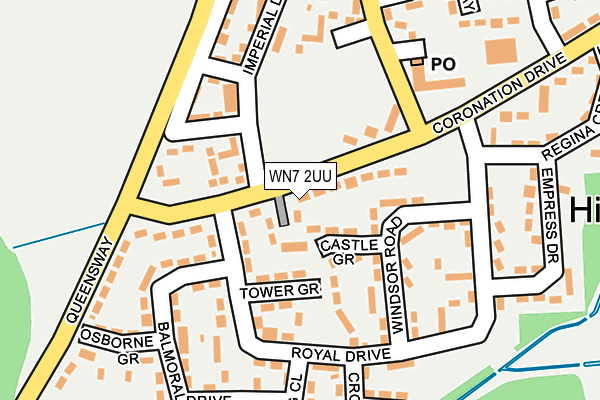 WN7 2UU map - OS OpenMap – Local (Ordnance Survey)