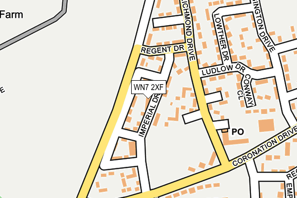 WN7 2XF map - OS OpenMap – Local (Ordnance Survey)