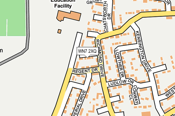 WN7 2XQ map - OS OpenMap – Local (Ordnance Survey)