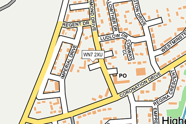 WN7 2XU map - OS OpenMap – Local (Ordnance Survey)