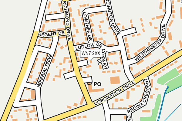 WN7 2XX map - OS OpenMap – Local (Ordnance Survey)