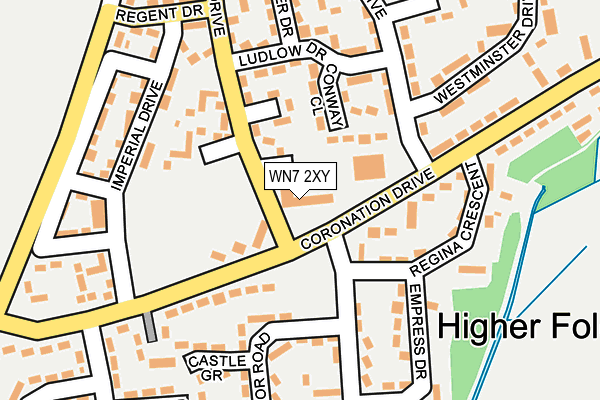 WN7 2XY map - OS OpenMap – Local (Ordnance Survey)