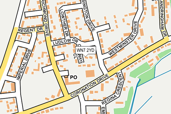 WN7 2YD map - OS OpenMap – Local (Ordnance Survey)