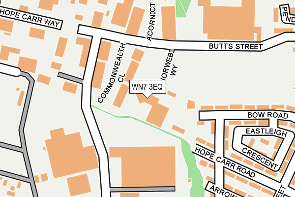 WN7 3EQ map - OS OpenMap – Local (Ordnance Survey)