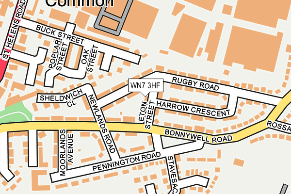 WN7 3HF map - OS OpenMap – Local (Ordnance Survey)