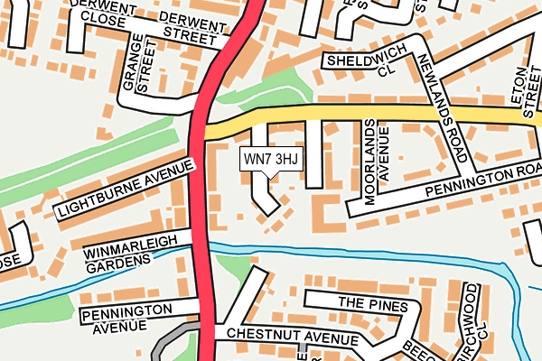 WN7 3HJ map - OS OpenMap – Local (Ordnance Survey)