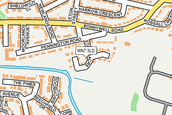 WN7 3LD map - OS OpenMap – Local (Ordnance Survey)