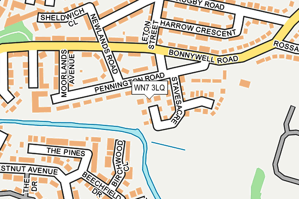 WN7 3LQ map - OS OpenMap – Local (Ordnance Survey)
