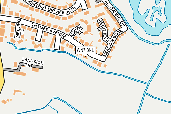 WN7 3NL map - OS OpenMap – Local (Ordnance Survey)