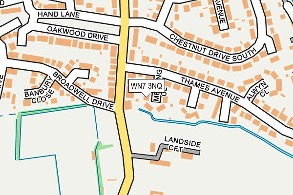 WN7 3NQ map - OS OpenMap – Local (Ordnance Survey)