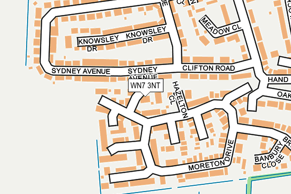 WN7 3NT map - OS OpenMap – Local (Ordnance Survey)