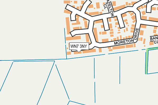 WN7 3NY map - OS OpenMap – Local (Ordnance Survey)