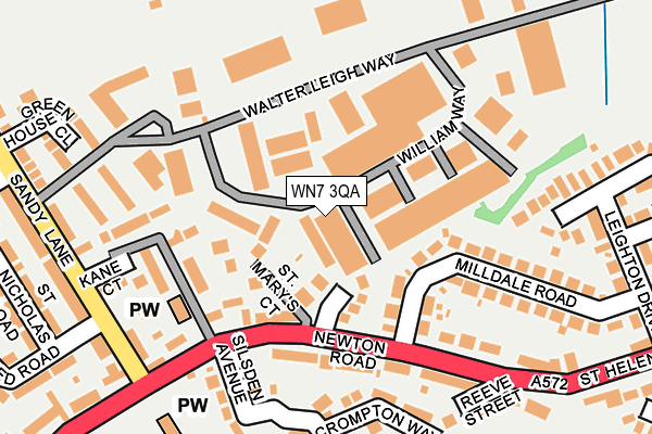 WN7 3QA map - OS OpenMap – Local (Ordnance Survey)
