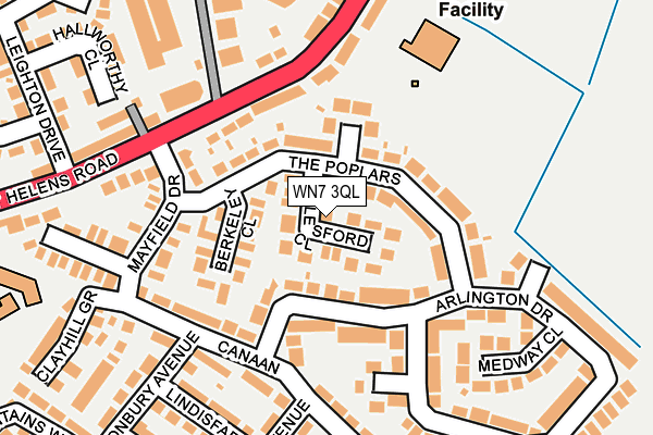 WN7 3QL map - OS OpenMap – Local (Ordnance Survey)