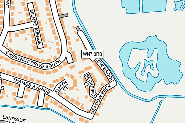WN7 3RB map - OS OpenMap – Local (Ordnance Survey)