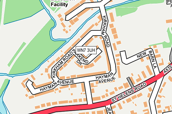 WN7 3UH map - OS OpenMap – Local (Ordnance Survey)