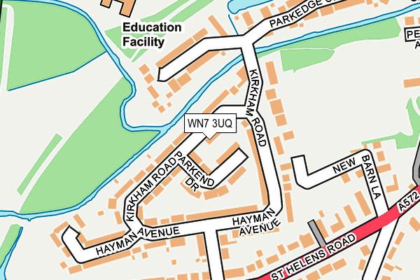 WN7 3UQ map - OS OpenMap – Local (Ordnance Survey)