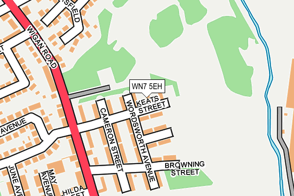 WN7 5EH map - OS OpenMap – Local (Ordnance Survey)