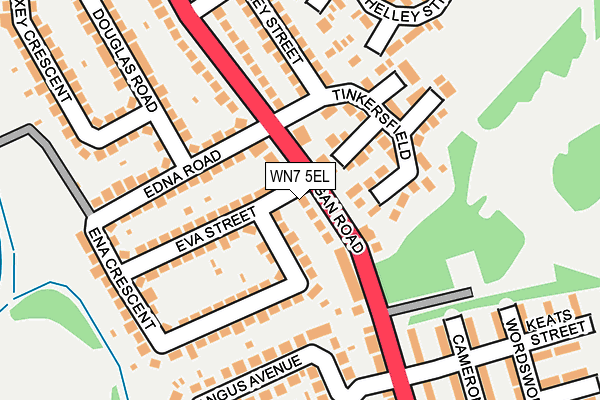 WN7 5EL map - OS OpenMap – Local (Ordnance Survey)