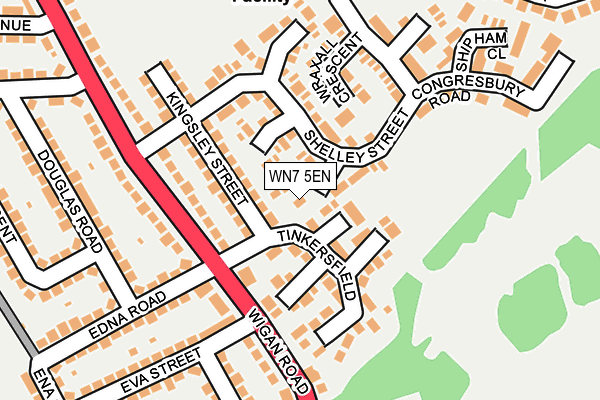 WN7 5EN map - OS OpenMap – Local (Ordnance Survey)