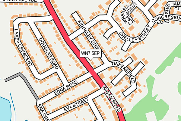 WN7 5EP map - OS OpenMap – Local (Ordnance Survey)