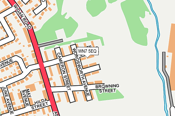 WN7 5EQ map - OS OpenMap – Local (Ordnance Survey)