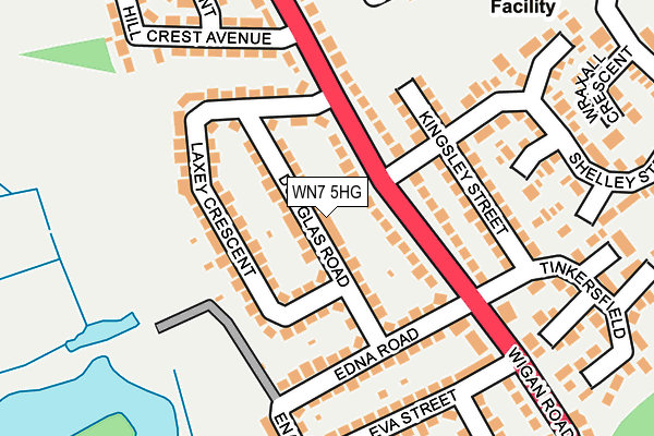 WN7 5HG map - OS OpenMap – Local (Ordnance Survey)
