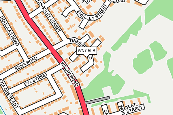 WN7 5LB map - OS OpenMap – Local (Ordnance Survey)