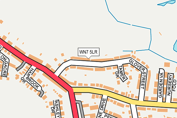 WN7 5LR map - OS OpenMap – Local (Ordnance Survey)