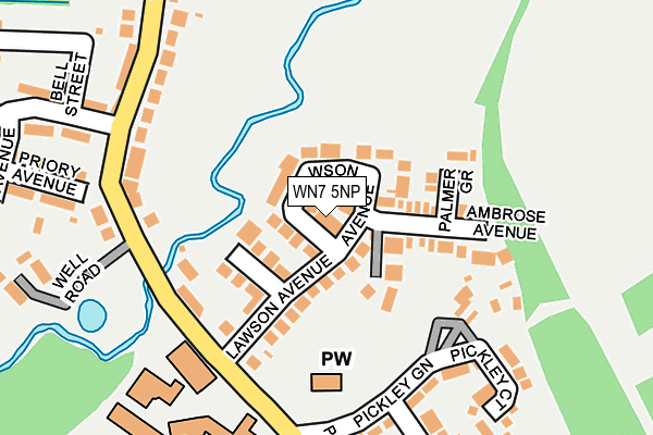 WN7 5NP map - OS OpenMap – Local (Ordnance Survey)