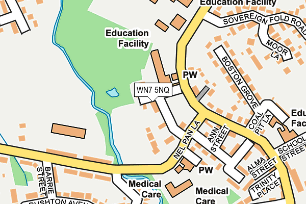 WN7 5NQ map - OS OpenMap – Local (Ordnance Survey)