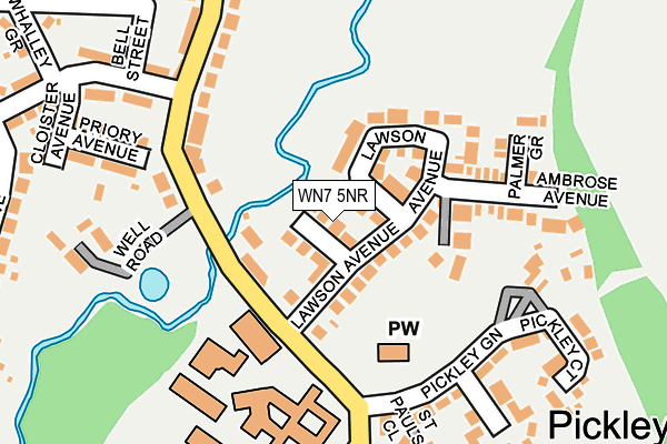 WN7 5NR map - OS OpenMap – Local (Ordnance Survey)