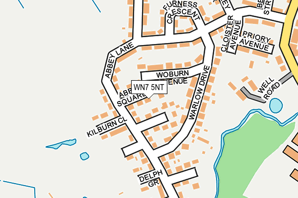 WN7 5NT map - OS OpenMap – Local (Ordnance Survey)