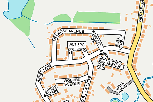 WN7 5PG map - OS OpenMap – Local (Ordnance Survey)