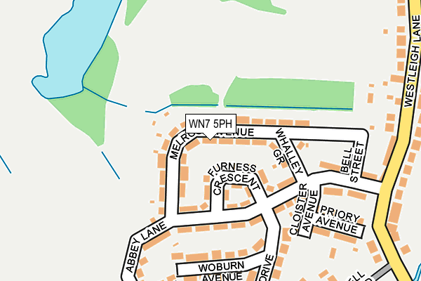 WN7 5PH map - OS OpenMap – Local (Ordnance Survey)