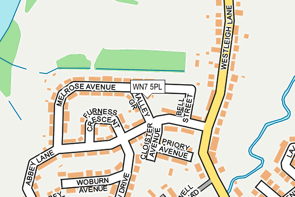 WN7 5PL map - OS OpenMap – Local (Ordnance Survey)