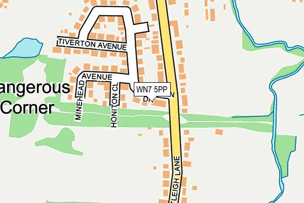 WN7 5PP map - OS OpenMap – Local (Ordnance Survey)