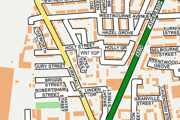 WN7 5QP map - OS OpenMap – Local (Ordnance Survey)