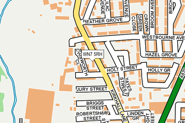 WN7 5RH map - OS OpenMap – Local (Ordnance Survey)