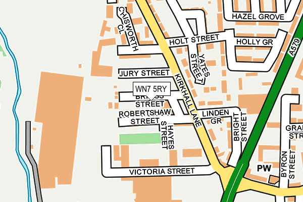WN7 5RY map - OS OpenMap – Local (Ordnance Survey)