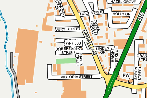 WN7 5SB map - OS OpenMap – Local (Ordnance Survey)