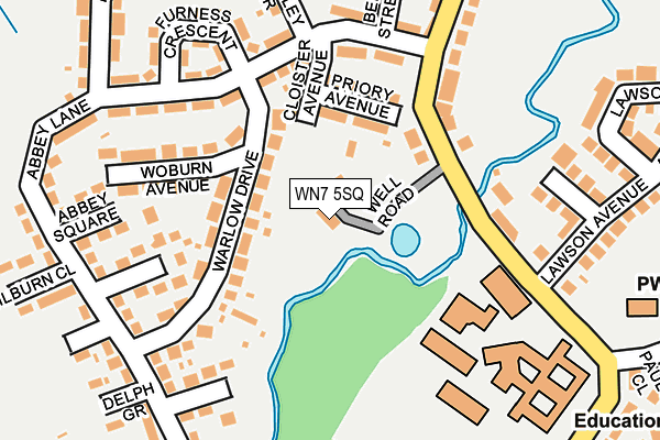 WN7 5SQ map - OS OpenMap – Local (Ordnance Survey)