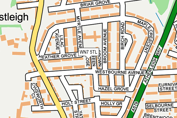 WN7 5TL map - OS OpenMap – Local (Ordnance Survey)