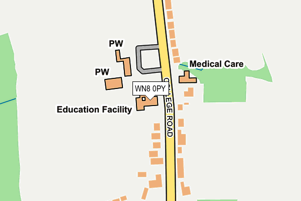 Map of WIDE CROSS SERVICE STATION LIMITED at local scale