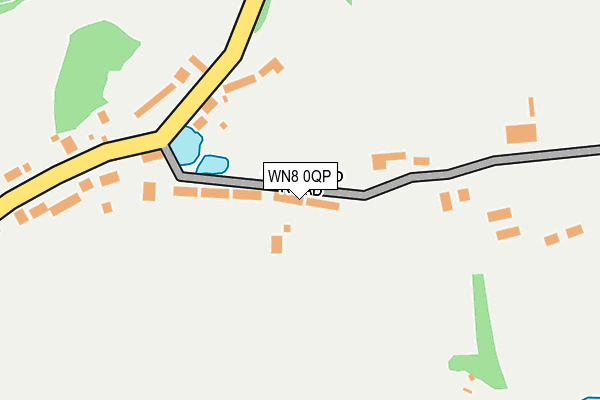 WN8 0QP map - OS OpenMap – Local (Ordnance Survey)