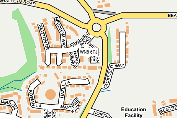 Map of PCMANP LTD at local scale