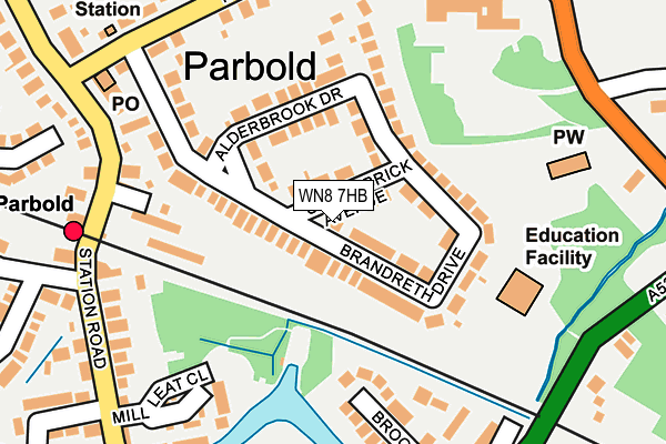 Map of MWP ENGINEERING LTD. at local scale